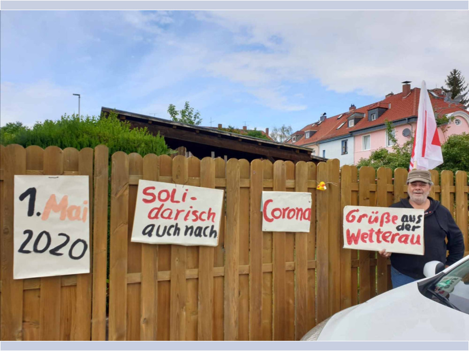 1. Mai 2020 - Grüße aus der Wetterau