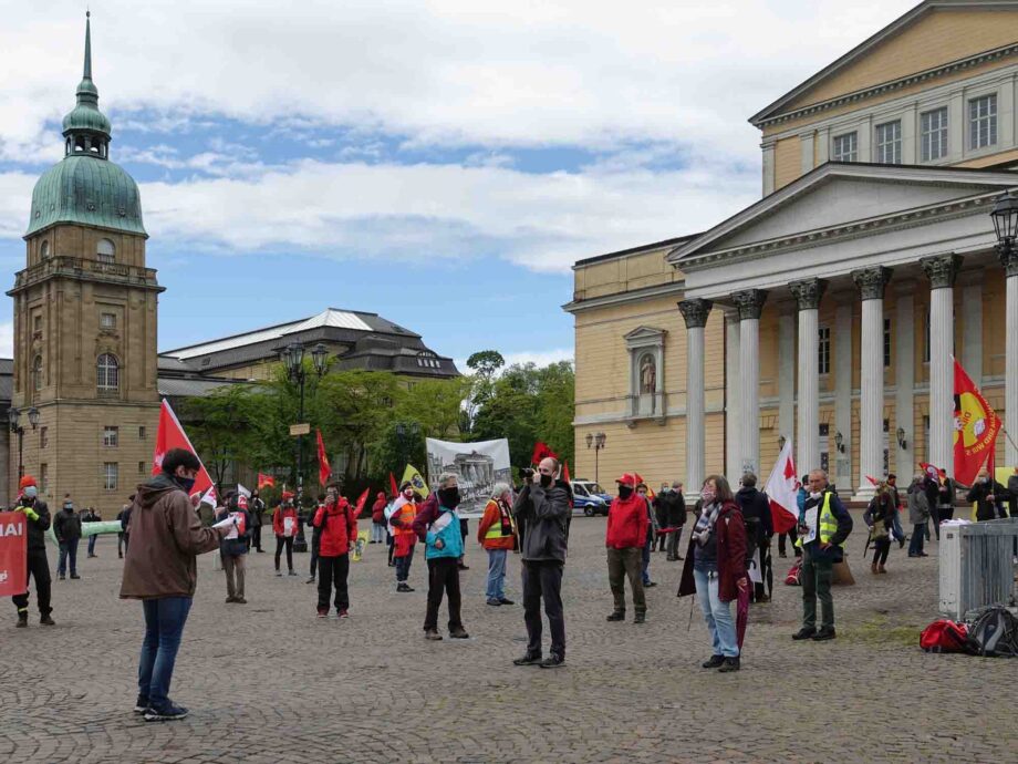 1. Mai 2020 - DGB-Kundgebung in Darmstadt
