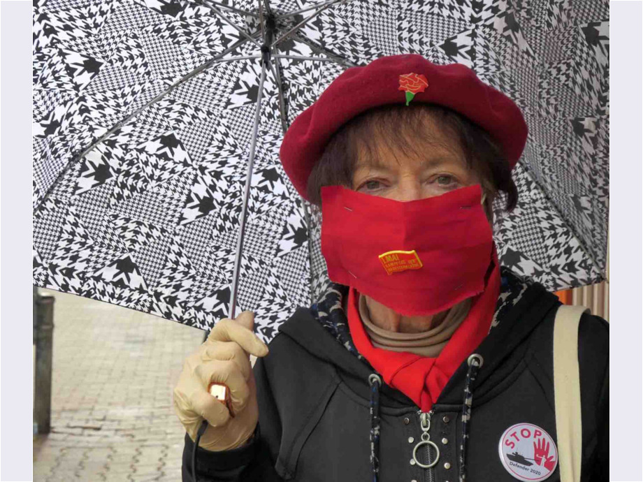 Frankfurt am Main - Demo am Günthersburgpark