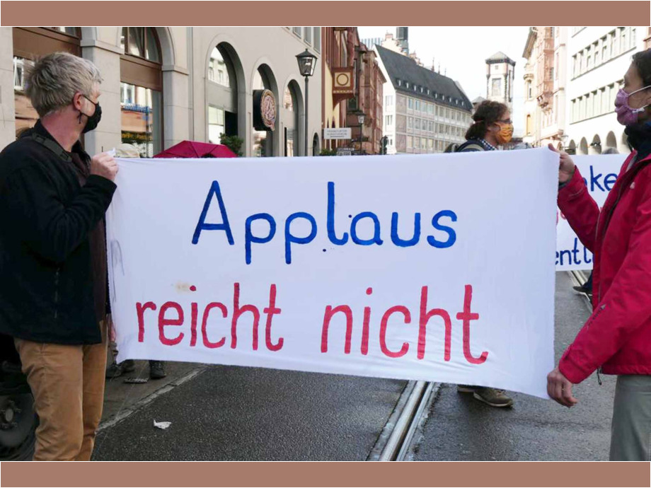 Frankfurt am Main - Demo in der Braubachstraße