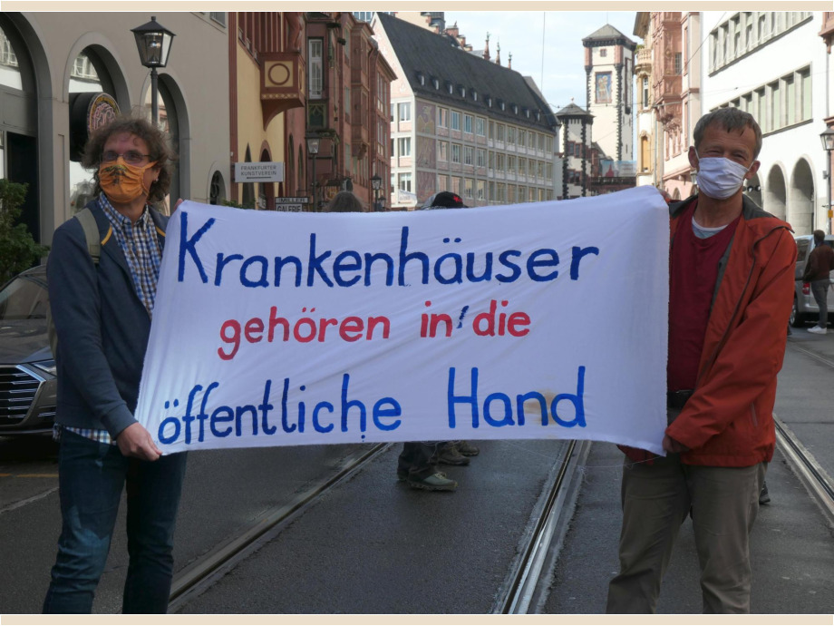 Frankfurt am Main - Demo in der Braubachstraße