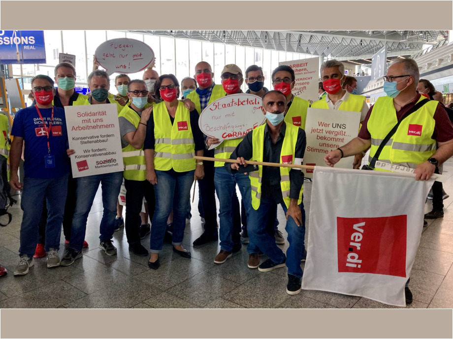 Solidarität mit uns Arbeitnehmern!
