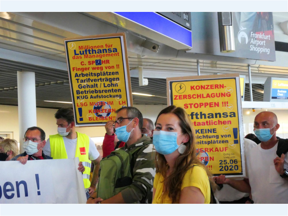 Finger weg von Arbeitsplätzen!