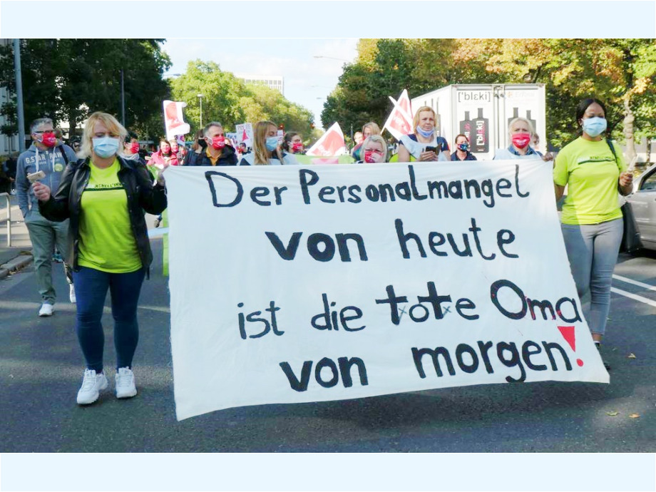 Mehr Personal und bessere Arbeitsbedingungen