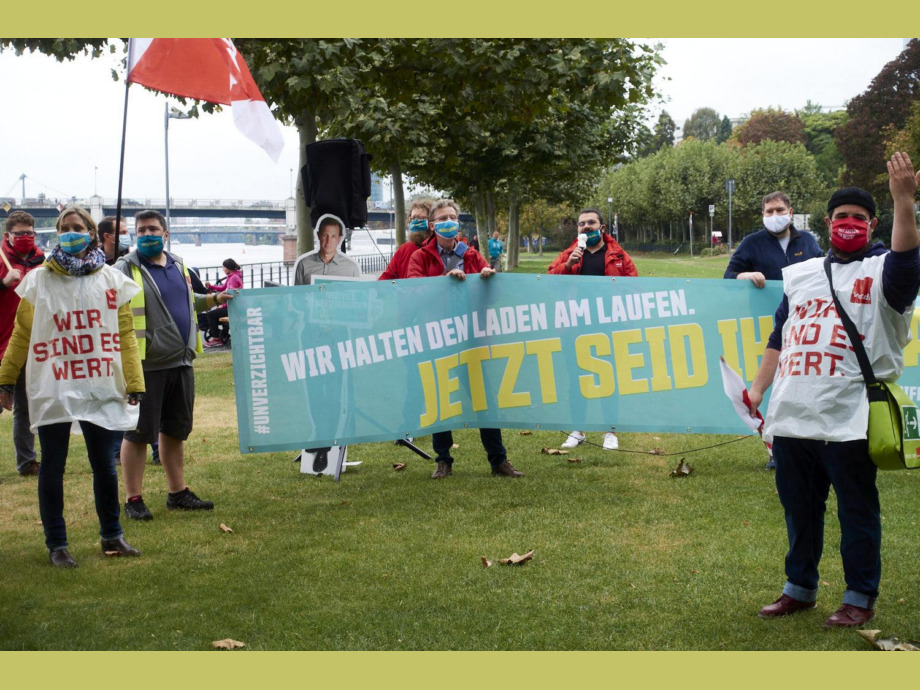 Abschlusskundgebung am Main