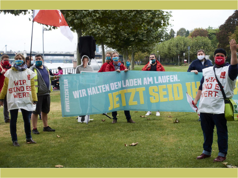 Abschlusskundgebung am Main