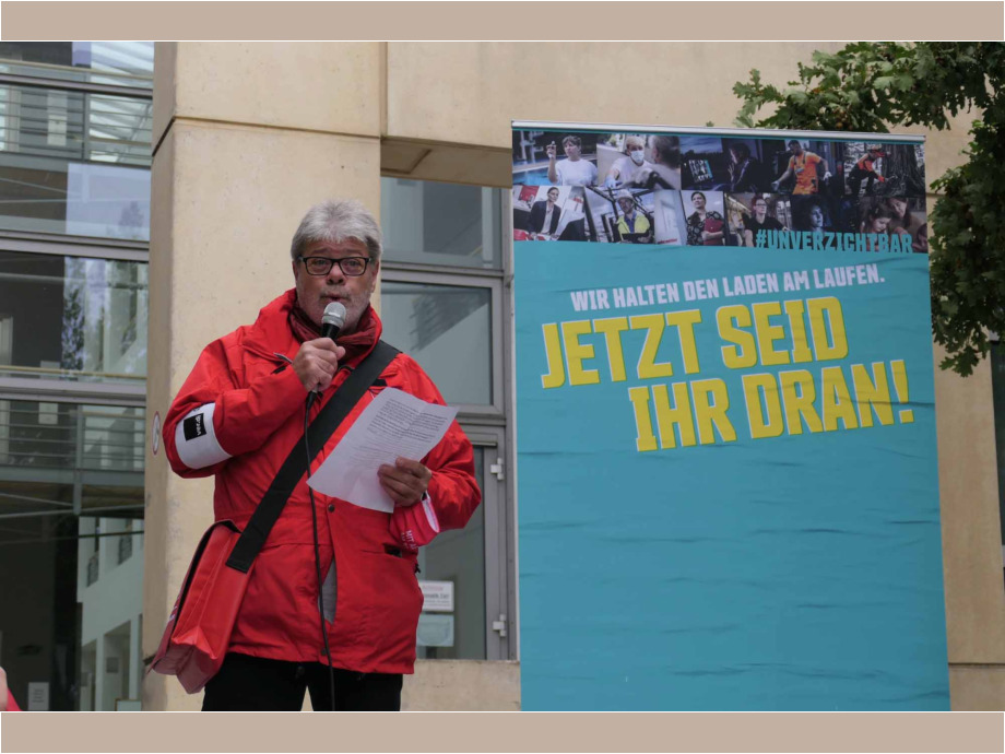 "Wir halten den Laden am Laufen - jetzt seid ihr dran" - Warnstreik am 15.10. in Bad Vilbel "Wir halten den Laden am Laufen - jetzt seid ihr dran" - Warnstreik am 15.10. in Bad Vilbel