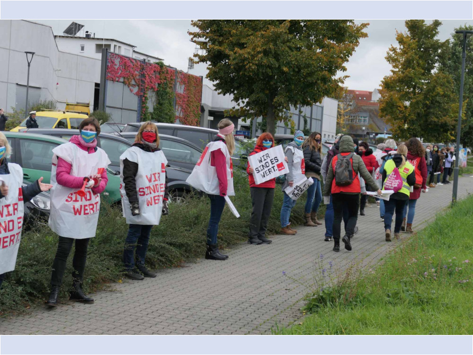 "Wir halten den Laden am Laufen - jetzt seid ihr dran" - Warnstreik am 15.10. in Bad Vilbel "Wir halten den Laden am Laufen - jetzt seid ihr dran" - Warnstreik am 15.10. in Bad Vilbel