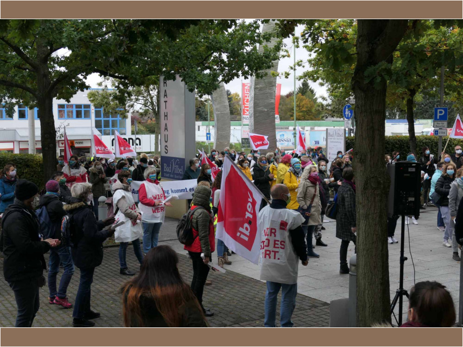 "Wir halten den Laden am Laufen - jetzt seid ihr dran" - Warnstreik am 15.10. in Bad Vilbel "Wir halten den Laden am Laufen - jetzt seid ihr dran" - Warnstreik am 15.10. in Bad Vilbel