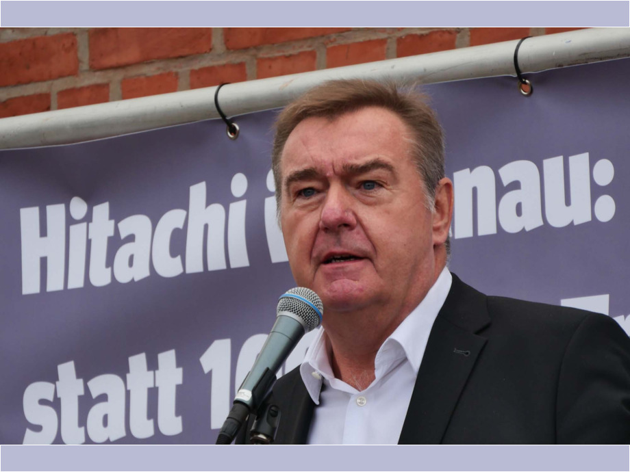 Schwarze-Wolken über Großauheim - Protest am 5.10.2020 gegen die Schließung von Hitachi-ABB