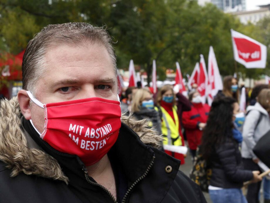 Kundgebung und Demonstration finden unter Corona-Regeln statt