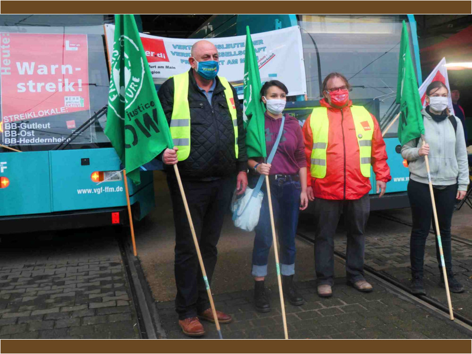 Gewerkschafter und Klimaschützer kämpfen gemeinsam Gewerkschafter und Klimaschützer kämpfen gemeinsam