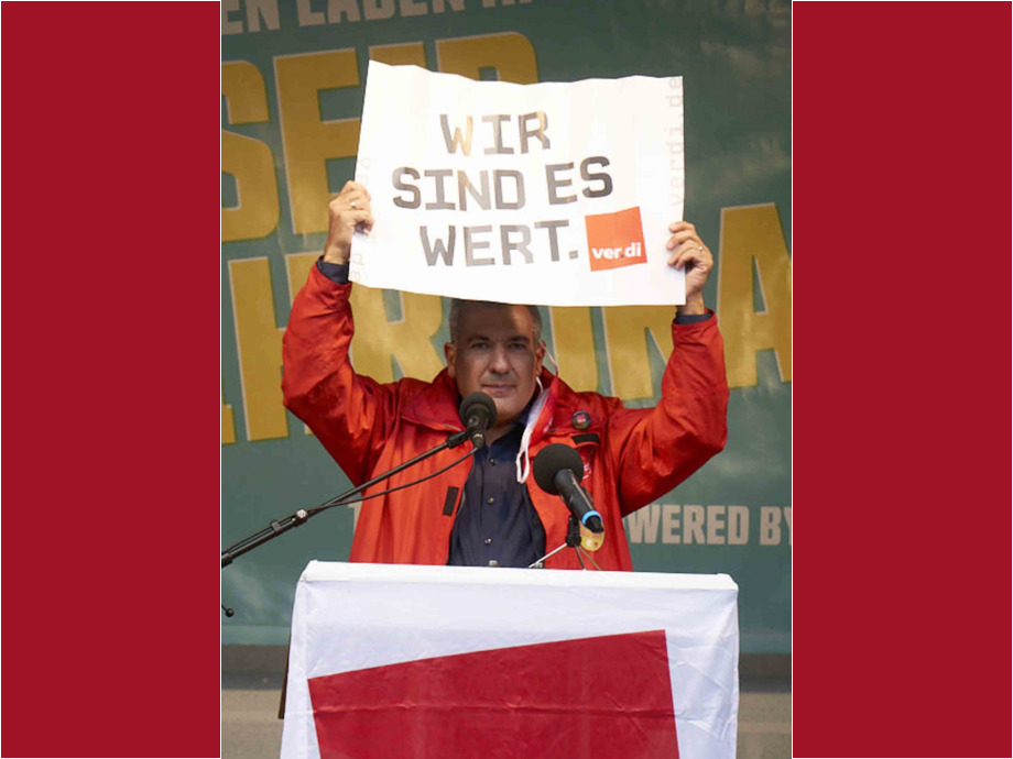 Alexander Klein, stellv. Geschäftsführer ver.di Bezirk Ffm und Region
