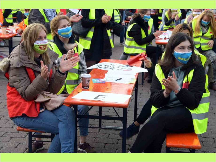2020-10-01 Tarifrunde TV OeD - Streikfrühstück auf dem Marktplatz in Hanau 2020-10-01 Tarifrunde TV OeD - Streikfrühstück auf dem Marktplatz in Hanau
