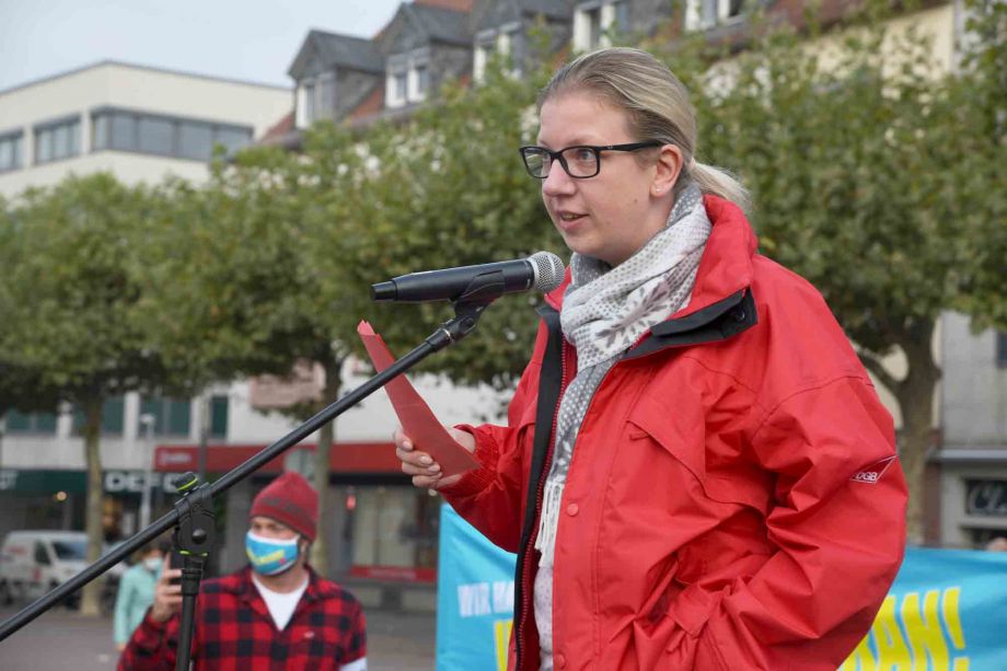 2020-10-01 Tarifrunde TV OeD - Streikfrühstück auf dem Marktplatz in Hanau 2020-10-01 Tarifrunde TV OeD - Streikfrühstück auf dem Marktplatz in Hanau