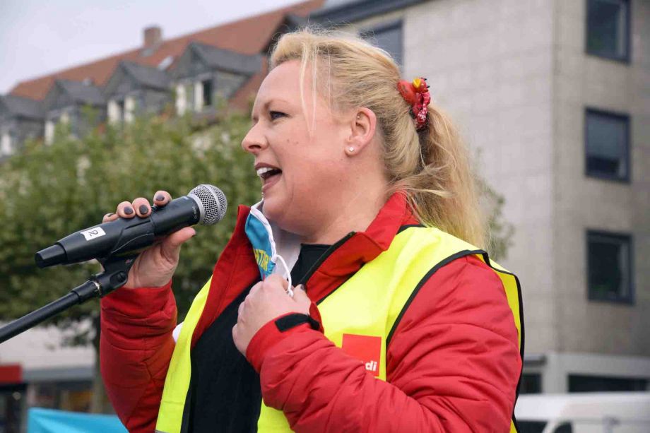 2020-10-01 Tarifrunde TV OeD - Streikfrühstück auf dem Marktplatz in Hanau 2020-10-01 Tarifrunde TV OeD - Streikfrühstück auf dem Marktplatz in Hanau