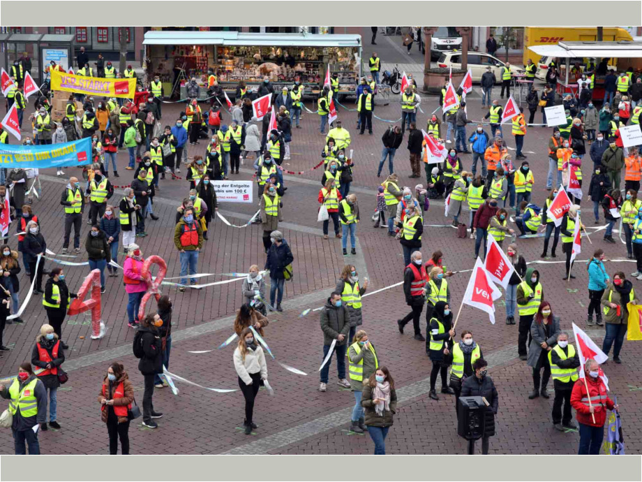 Wir reißen die Ost-West-Arbeitszeitmauer nieder – Warnstreikaktion am 16.10. in Hanau Wir reißen die Ost-West-Arbeitszeitmauer nieder – Warnstreikaktion am 16.10. in Hanau
