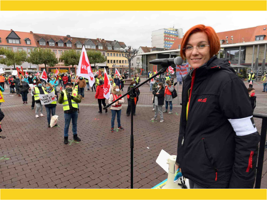 Wir reißen die Ost-West-Arbeitszeitmauer nieder – Warnstreikaktion am 16.10. in Hanau Wir reißen die Ost-West-Arbeitszeitmauer nieder – Warnstreikaktion am 16.10. in Hanau