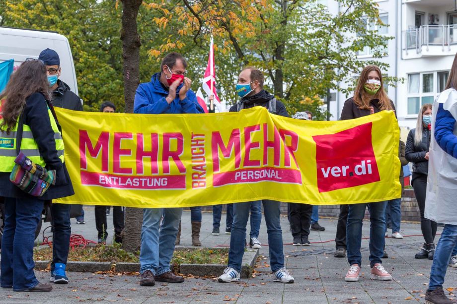ver.di macht Druck - Mehr Entlastung braucht mehr Personal ver.di macht Druck - Mehr Entlastung braucht mehr Personal