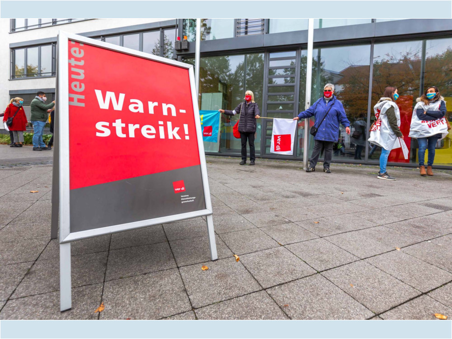 ver.di macht Druck - Warnstreik zur Tarifrunde im Öffentlichen Dienst in Offenbach ver.di macht Druck - Warnstreik zur Tarifrunde im Öffentlichen Dienst in Offenbach