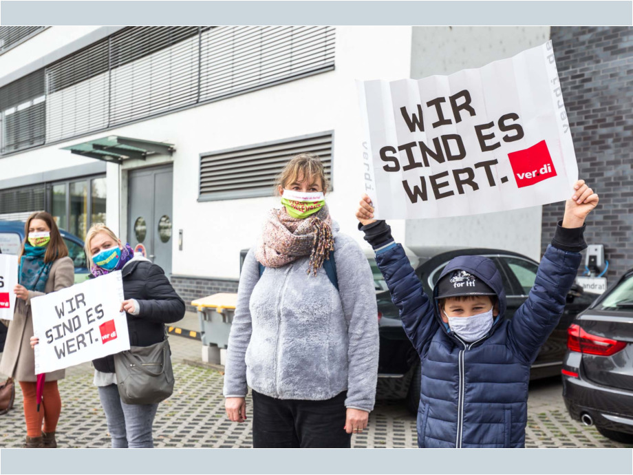 ver.di macht Druck - früh übt sich ver.di macht Druck - früh übt sich