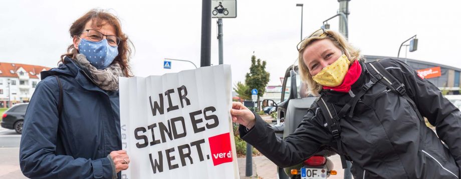 ver.di macht Druck - "Wir sind es wert" ver.di macht Druck - "Wir sind es wert"