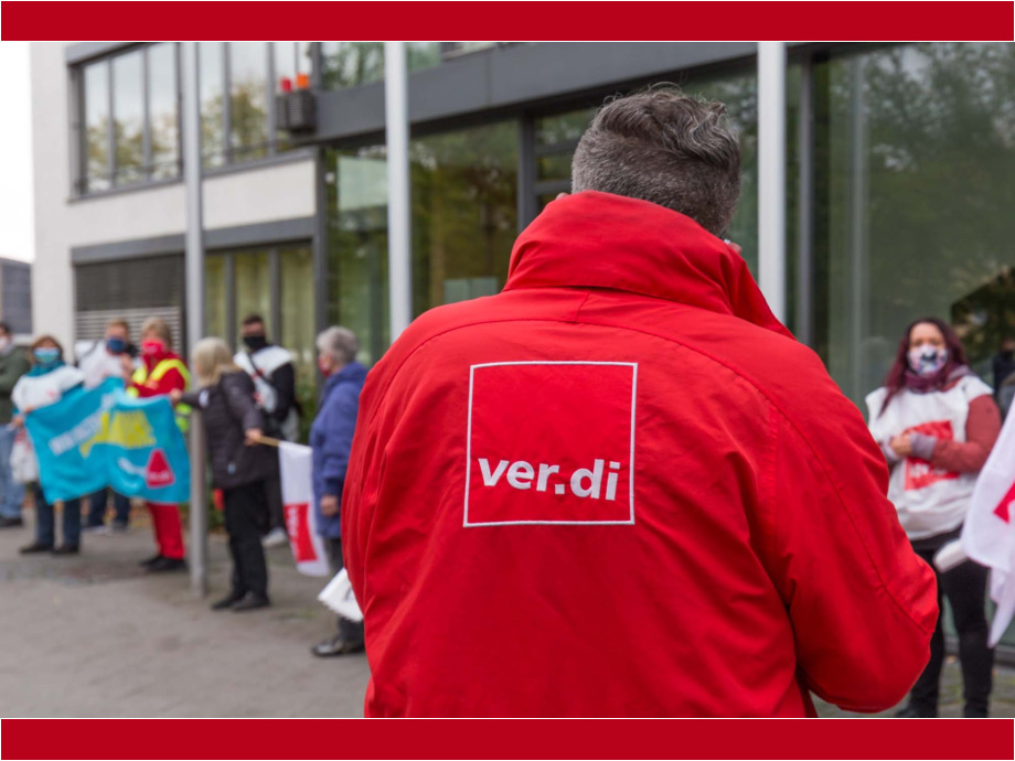 ver.di macht Druck - Warnstreik zur Tarifrunde im Öffentlichen Dienst in Offenbach ver.di macht Druck - Warnstreik zur Tarifrunde im Öffentlichen Dienst in Offenbach