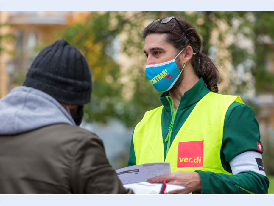 ver.di macht Druck - Warnstreik zur Tarifrunde im Öffentlichen Dienst in Offenbach ver.di macht Druck - Warnstreik zur Tarifrunde im Öffentlichen Dienst in Offenbach