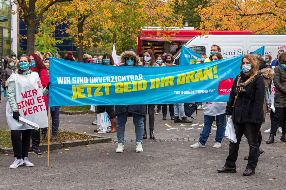 ver.di macht Druck - "Wir sind unverzichtbar"