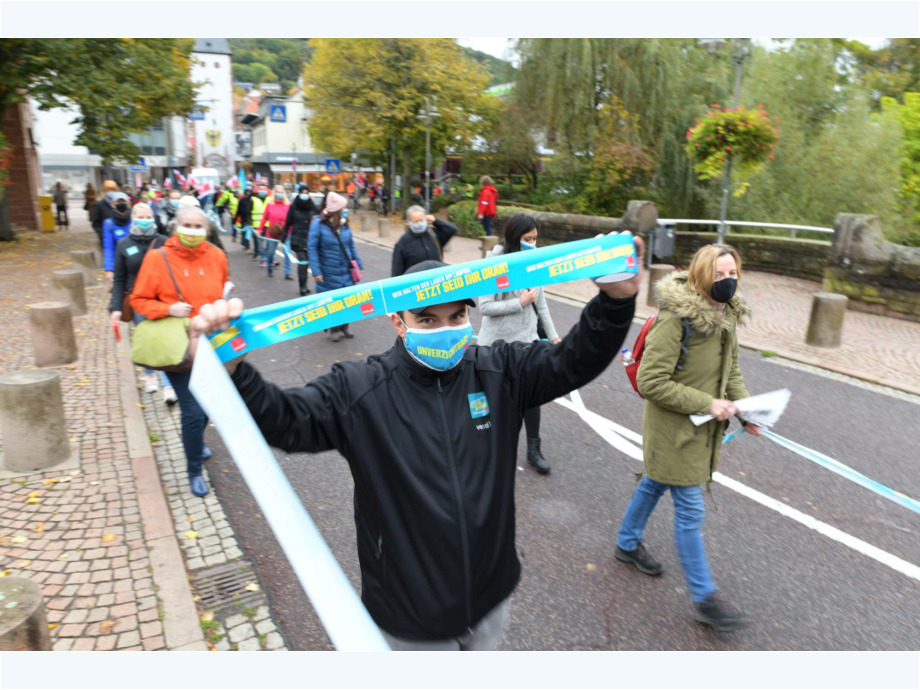 Wir sind es wert - Warnstreik auch in Gelnhausen/Main-Kinzig-Kreis