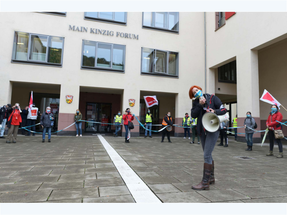 Wir sind es wert - Warnstreik auch in Gelnhausen/Main-Kinzig-Kreis