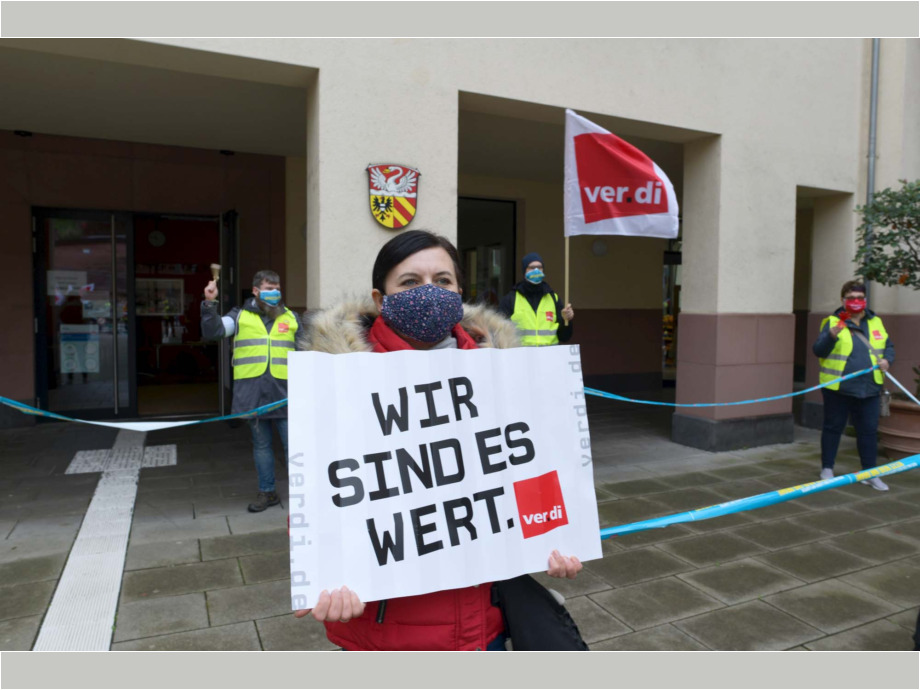 Wir sind es wert - Warnstreik auch in Gelnhausen/Main-Kinzig-Kreis