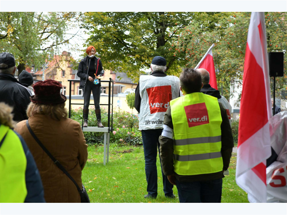 Wir sind es wert - Warnstreik auch in Gelnhausen/Main-Kinzig-Kreis