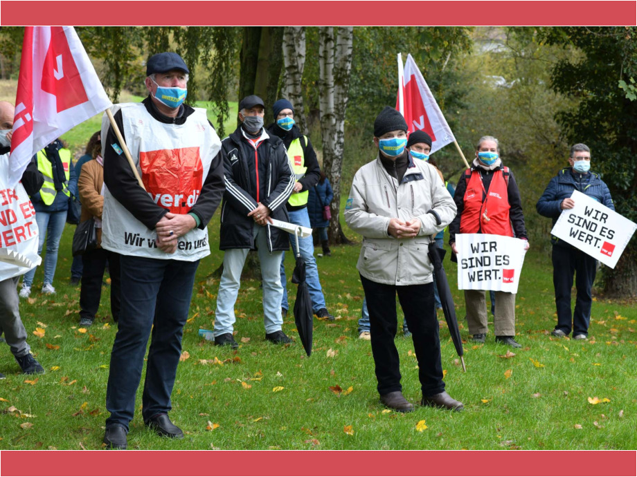 Wir sind es wert - Warnstreik auch in Gelnhausen/Main-Kinzig-Kreis