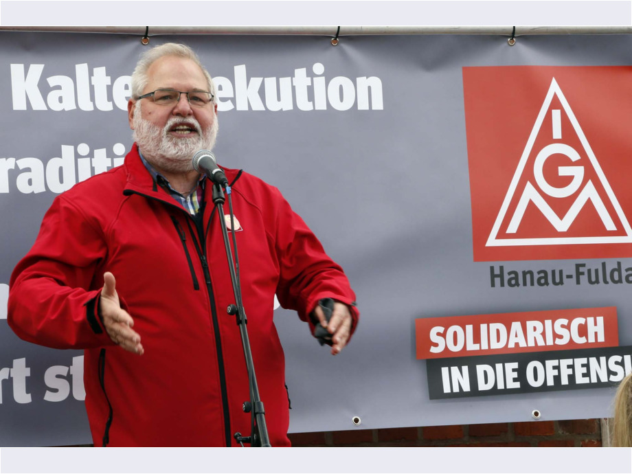 Schwarze-Wolken über Großauheim - Protest am 5.10.2020 gegen die Schließung von Hitachi-ABB