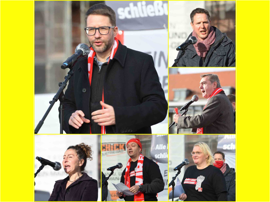 Warnstreik und Autocorsoam 19. November 2020 für den Erhalt der Arbeitsplätze bei Hitachi ABB Power Grids in Hanau-Großauheim Warnstreik und Autocorsoam 19. November 2020 für den Erhalt der Arbeitsplätze bei Hitachi ABB Power Grids in Hanau-Großauheim