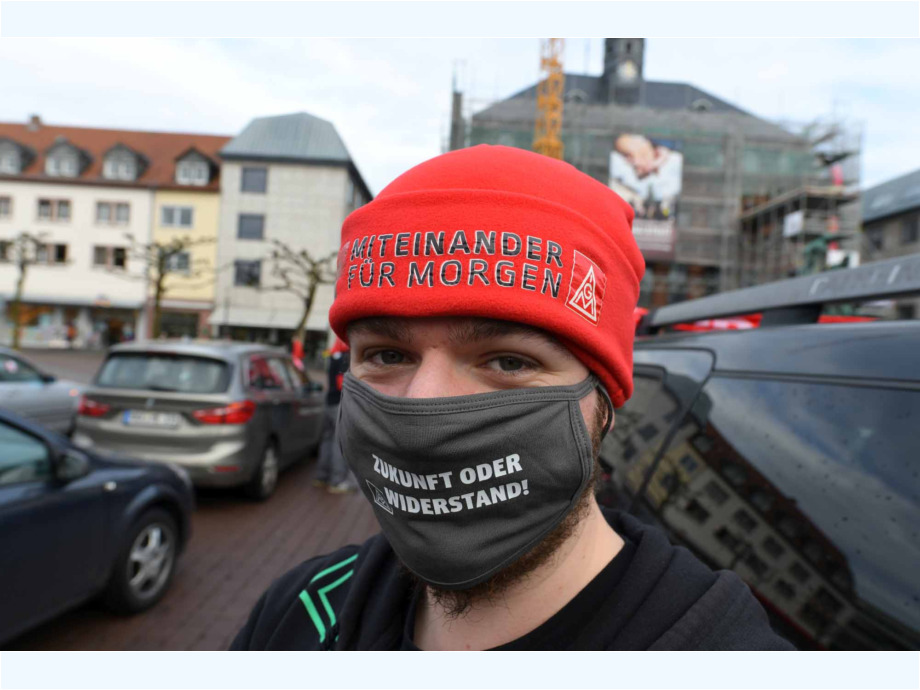 Warnstreik und Autocorsoam 19. November 2020 für den Erhalt der Arbeitsplätze bei Hitachi ABB Power Grids in Hanau-Großauheim Warnstreik und Autocorsoam 19. November 2020 für den Erhalt der Arbeitsplätze bei Hitachi ABB Power Grids in Hanau-Großauheim