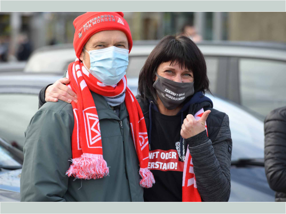 Warnstreik und Autocorsoam 19. November 2020 für den Erhalt der Arbeitsplätze bei Hitachi ABB Power Grids in Hanau-Großauheim Warnstreik und Autocorsoam 19. November 2020 für den Erhalt der Arbeitsplätze bei Hitachi ABB Power Grids in Hanau-Großauheim