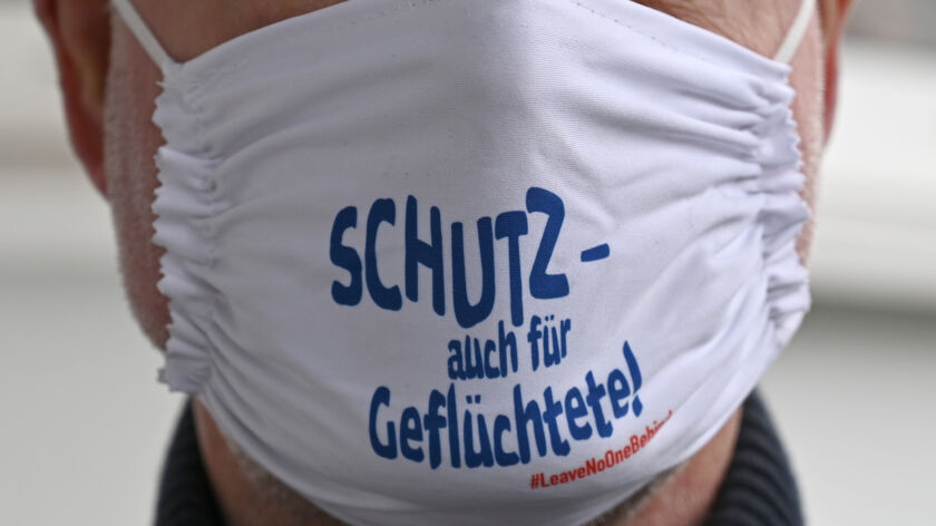 Slogan der Seenotrettung für Geflüchtete