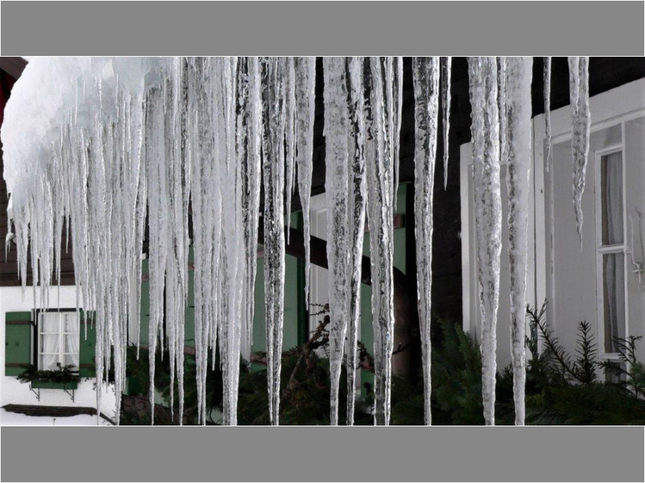 Eiszapfen in Bayern Eiszapfen in Bayern