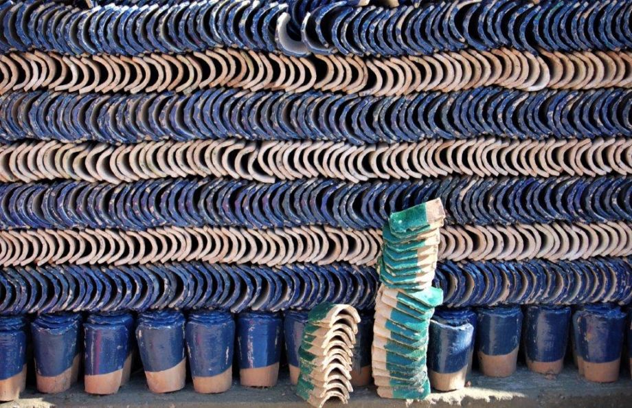 Tonziegel in Marokko Tonziegel in Marokko