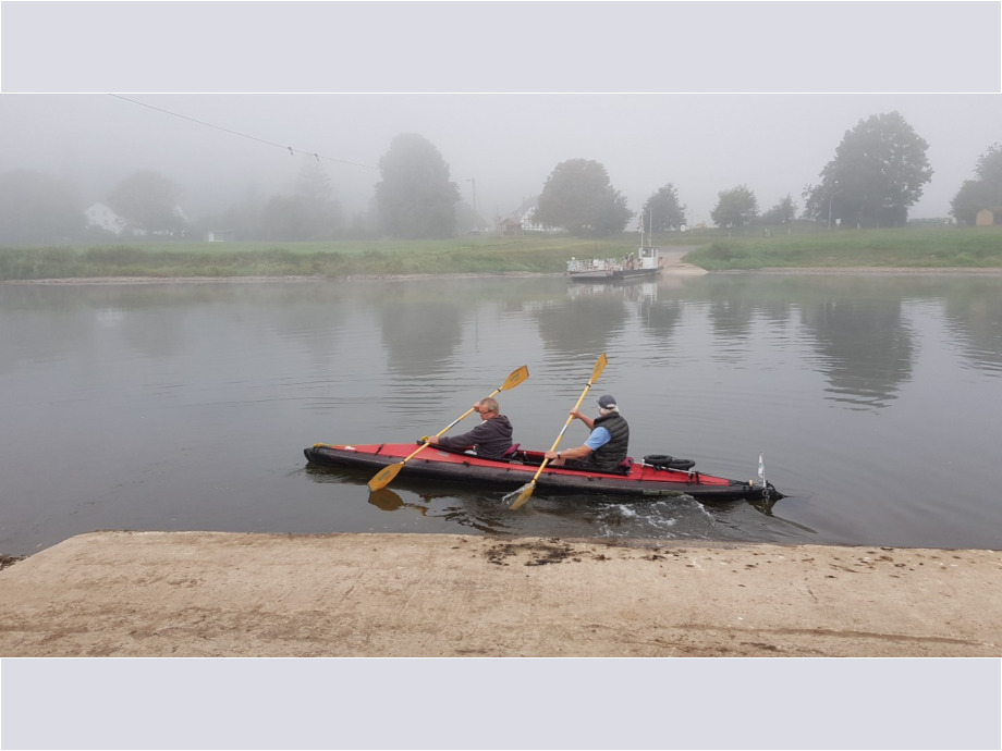 Morgennebel an der Weser