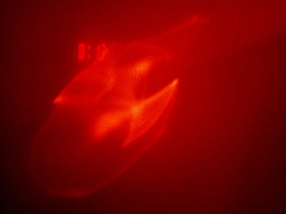 Weckeranzeige mit Sonnenlicht