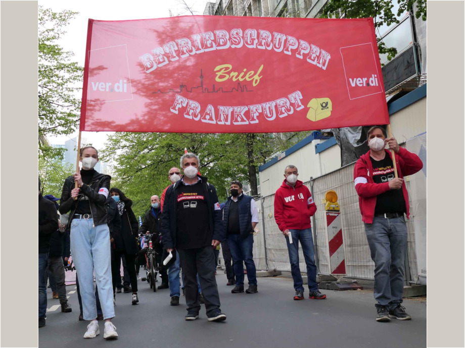 1. Mai 2021 - Maifeier des DGB in Frankfurt