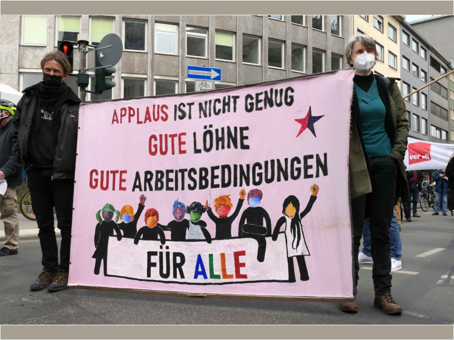 1. Mai 2021 - Maifeier des DGB in Frankfurt