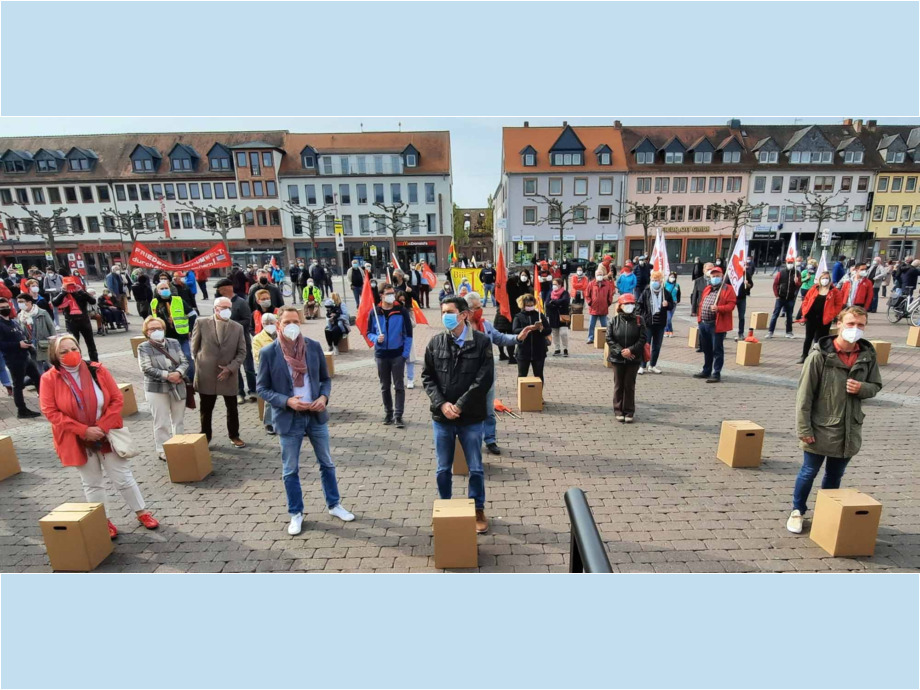 1. Mai 2021 - Maifeier des DGB in Hanau