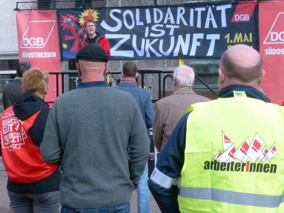 1. Mai 2021 - Maifeier des DGB in Hanau