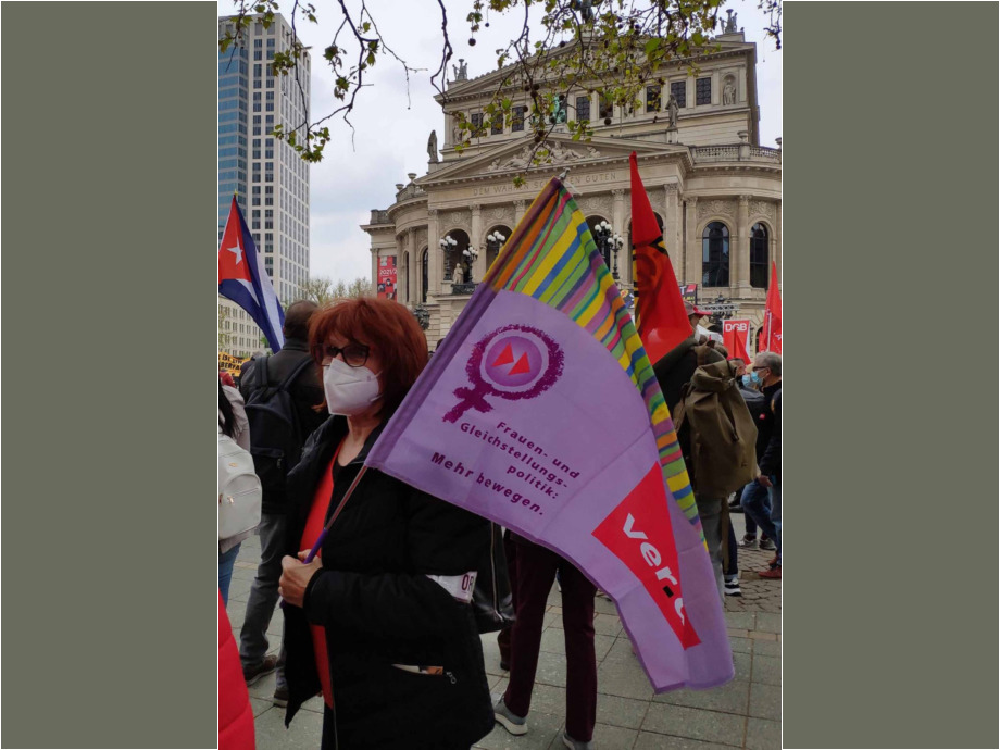 1. Mai 2021 - Maifeier des DGB in Frankfurt