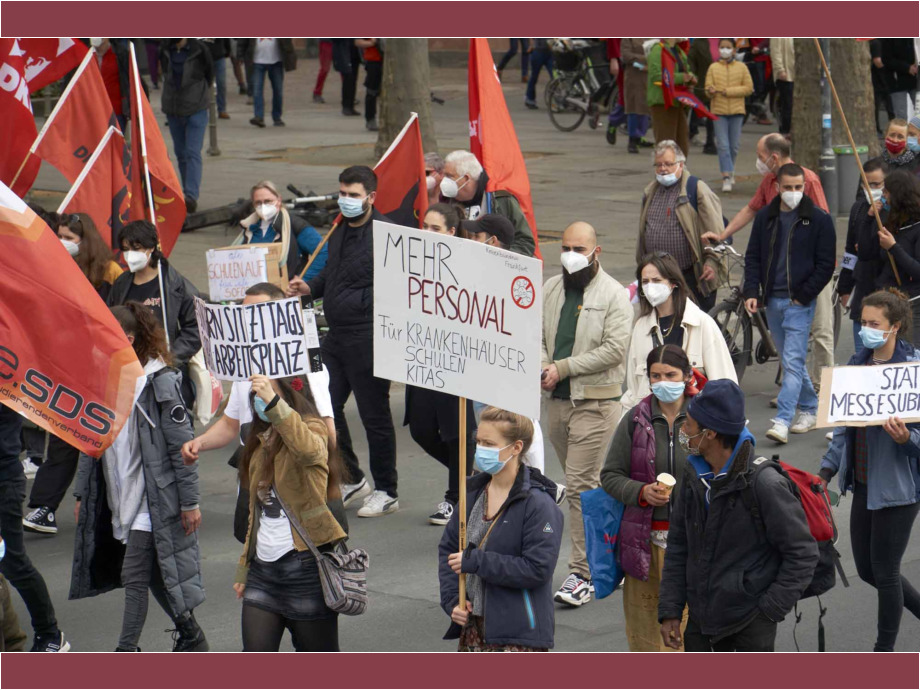 1. Mai 2021 - Maifeier des DGB in Frankfurt