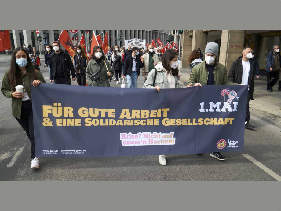 1. Mai 2021 - Maifeier des DGB in Frankfurt